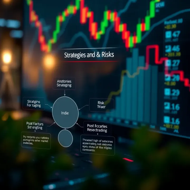 Diagram illustrating common strategies and risk factors in trading market indices