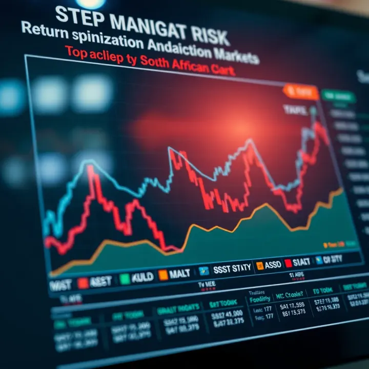 Financial chart highlighting risk management and return optimization strategies tailored for South African investors