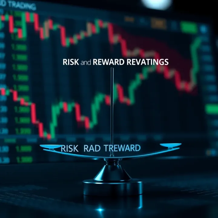 Graphical representation of risk and reward balance in financial copy trading for South African investors
