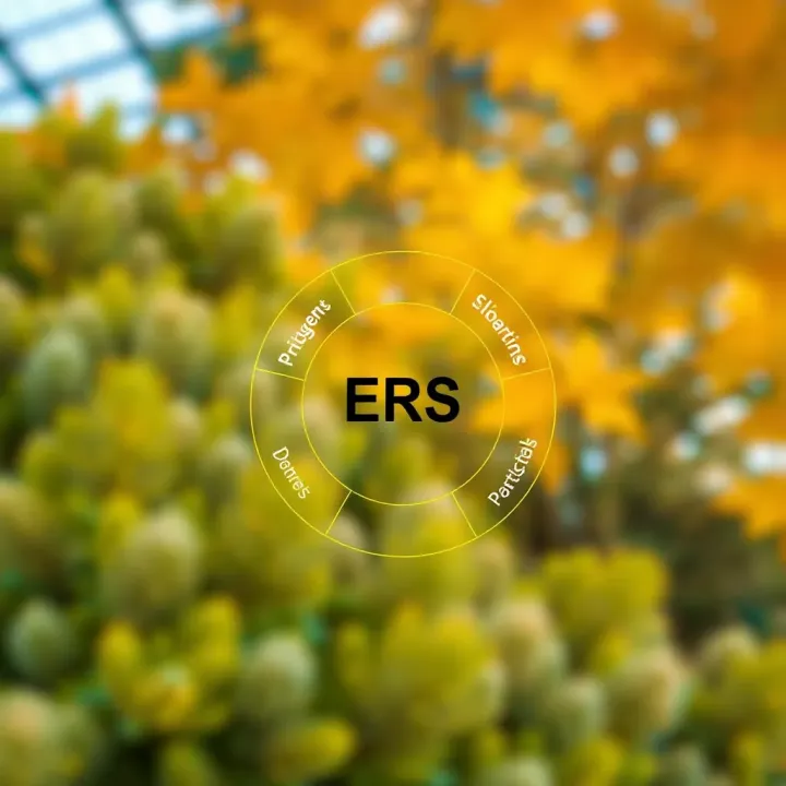 Diagram illustrating the five key elements of ERS interconnected in a circular layout