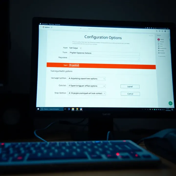 Configuration Options for Expect Options Login Diagram showing configuration options for Expect Options Login setup