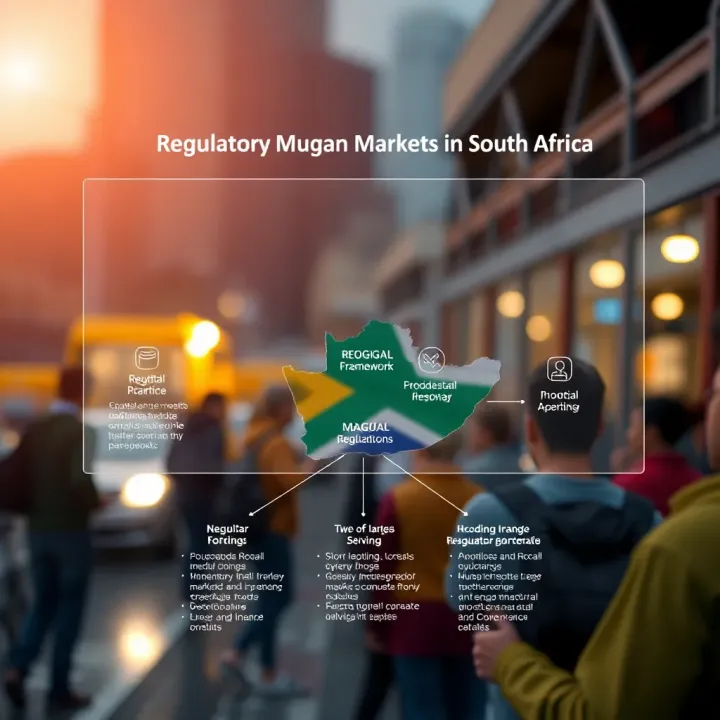 Diagram showing regulatory framework affecting Mugan Markets in South Africa