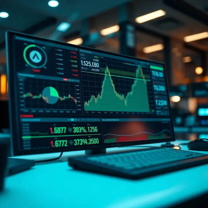 Dashboard displaying essential quick trade tools and real-time market data for swift decision making