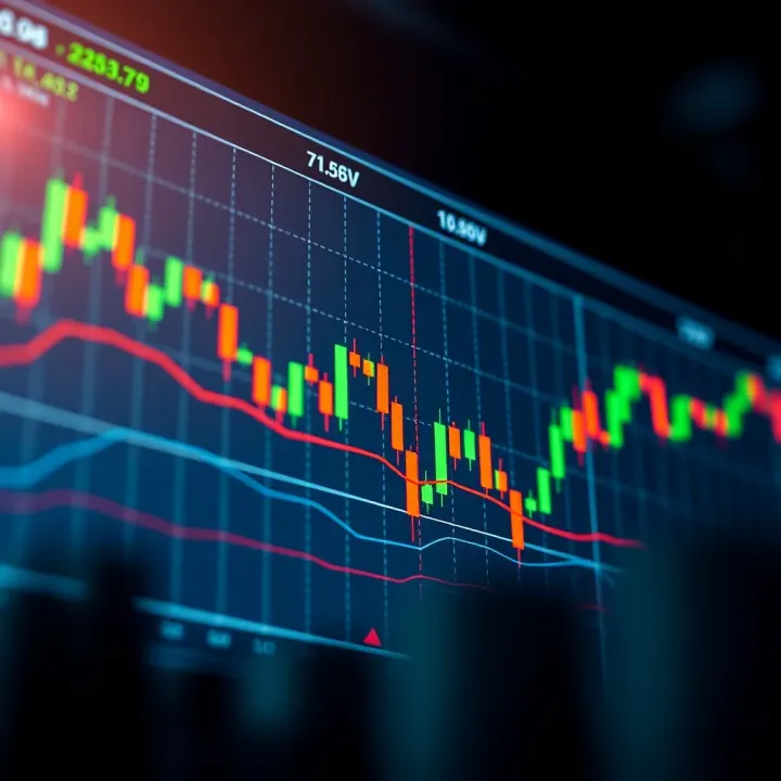 Double Top Reversal Pattern in Trading Charts Chart illustrating a double top reversal pattern with trend lines