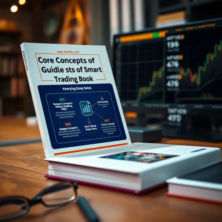 Core Concepts of Smart Trading Book Illustration showing key trading concepts and strategies from the Smart Trading Book