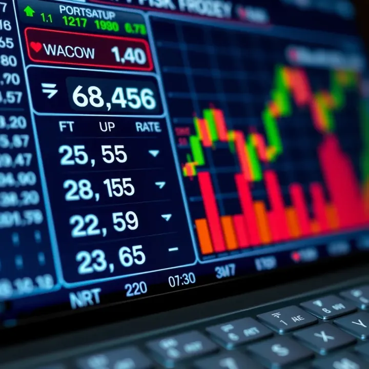 Interface of a pip value calculator demonstrating risk management in forex trading