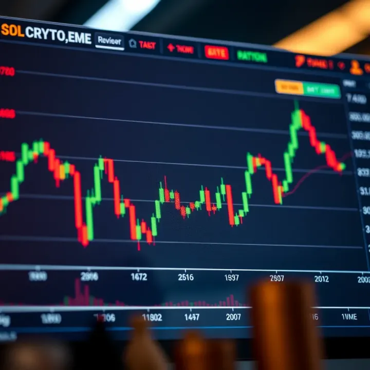 Graph showing cryptocurrency market fluctuations with highlighted holding periods